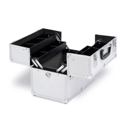 BGX Aluminum Sliver Tool Carrying Box Aluminum Storage Case Tool Box
